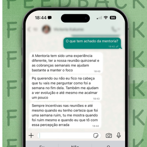 Depoimento WhatsApp